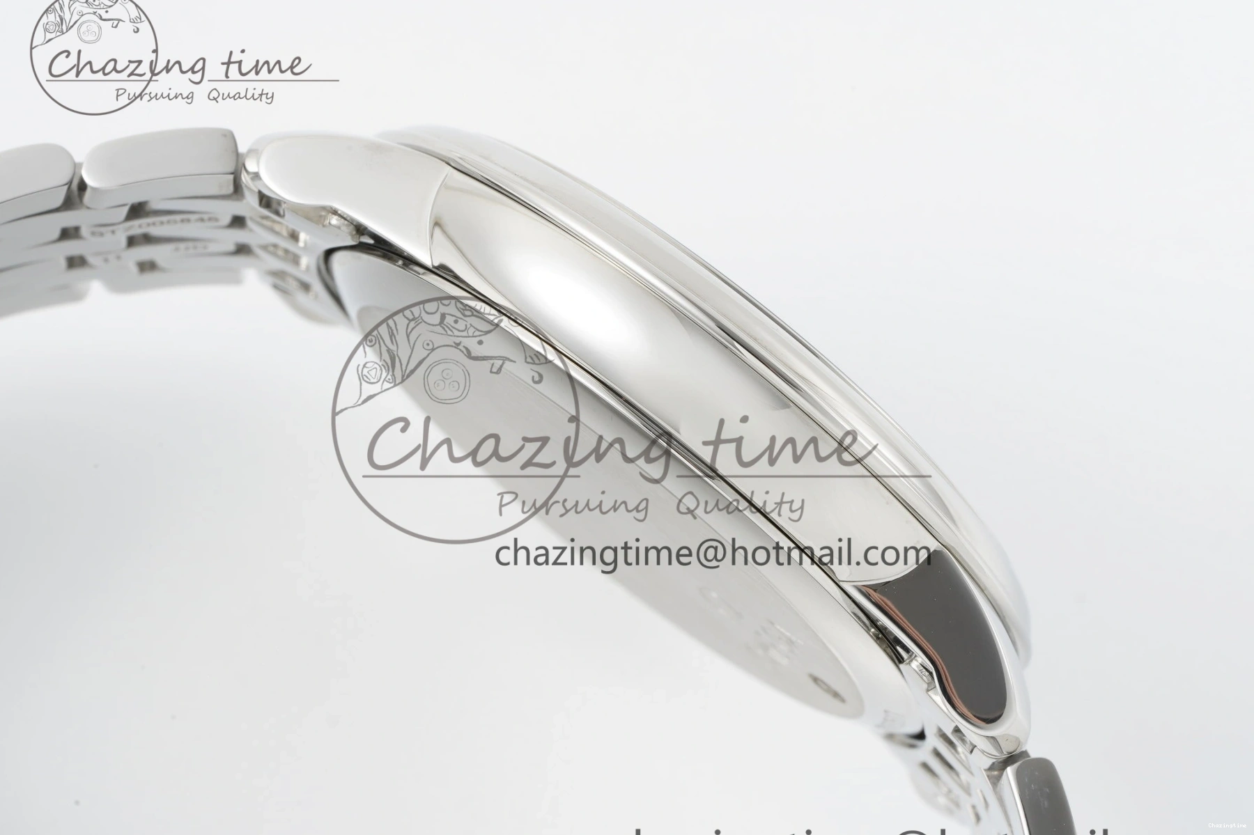 0319 De Ville SS TWF 1:1 Best Edition Silver Dial on SS Bracelet MIYOTA Practical 7836